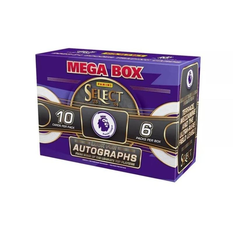 2023/24 Panini Select Premier League EPL Soccer Mega Box (Red Ice!)
