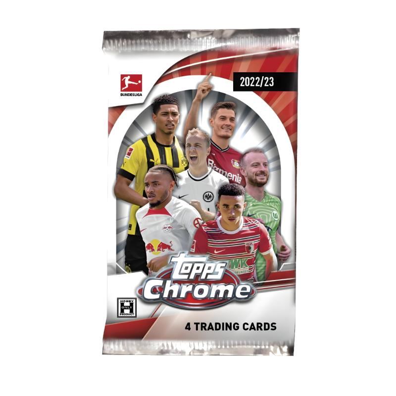 2022/23 Topps Chrome Bundesliga Soccer Hobby Pack - 1 Pack